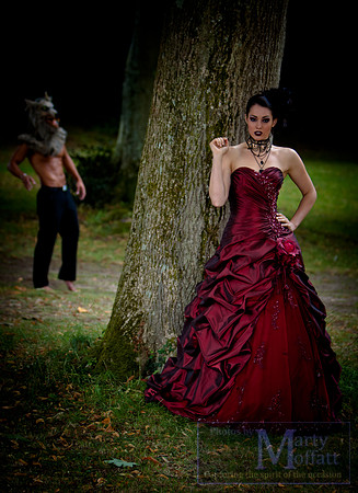 Day 006 - Wedding dress photoshoot