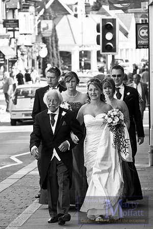 Day 032 - Wedding party marching to the church